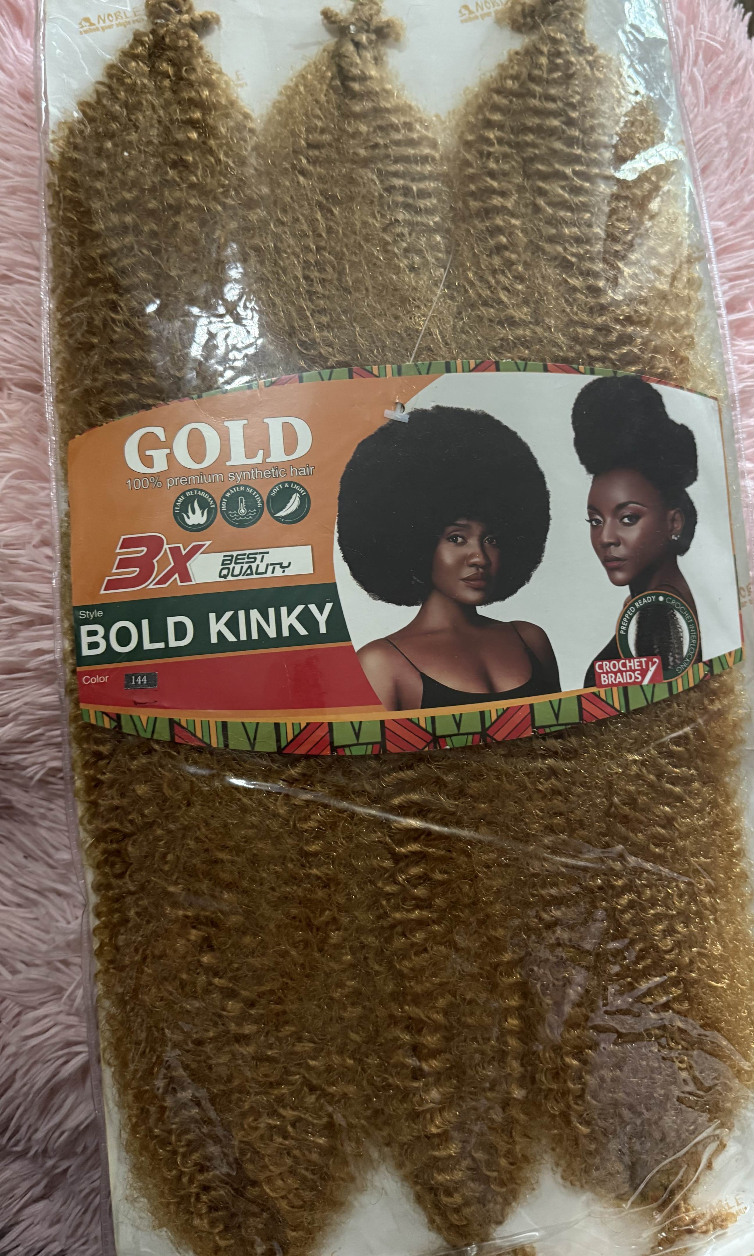 3X BOLD KINKY (COLOUR 144)