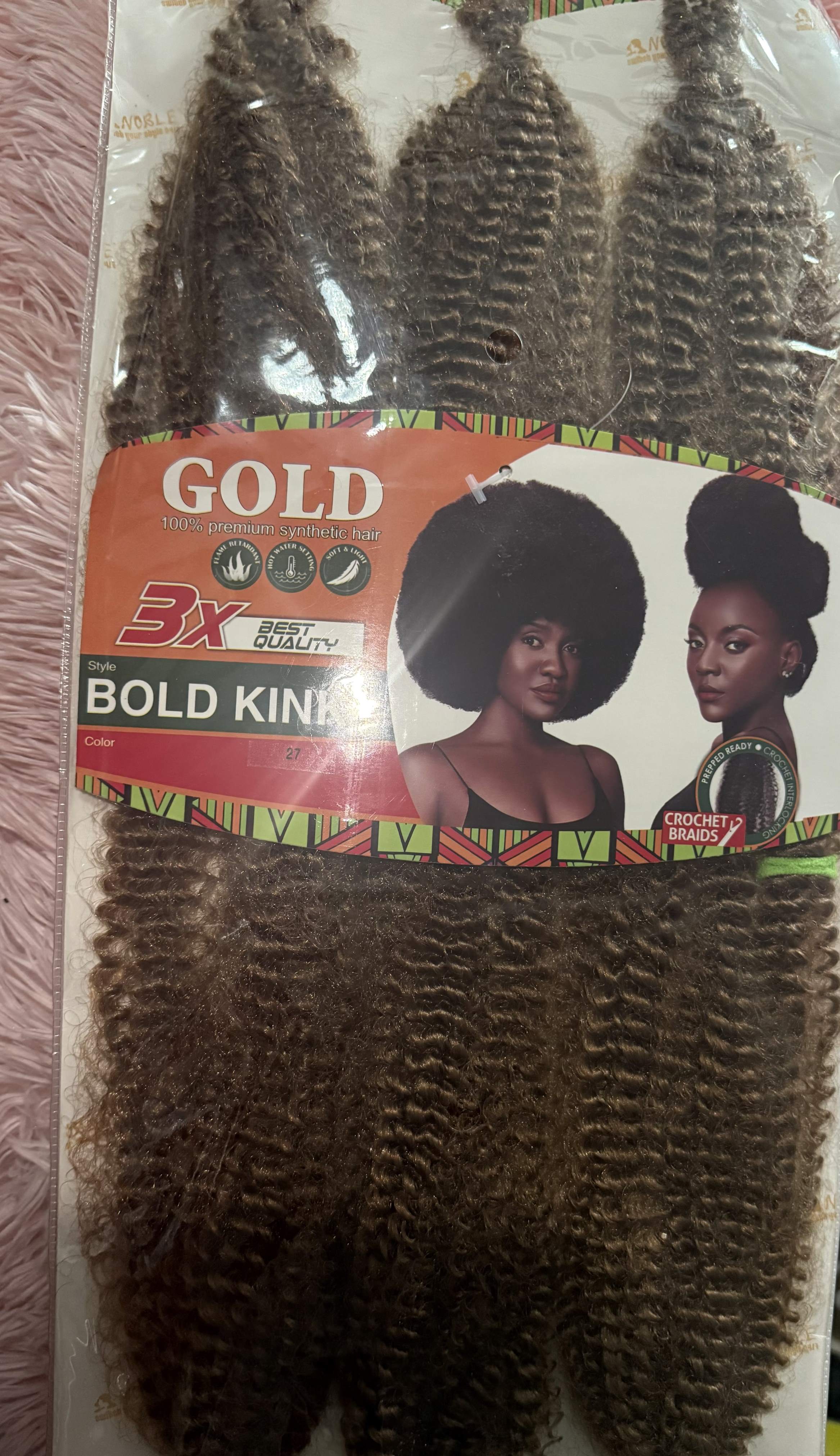 3X BOLD KINKY (COLOUR 27)