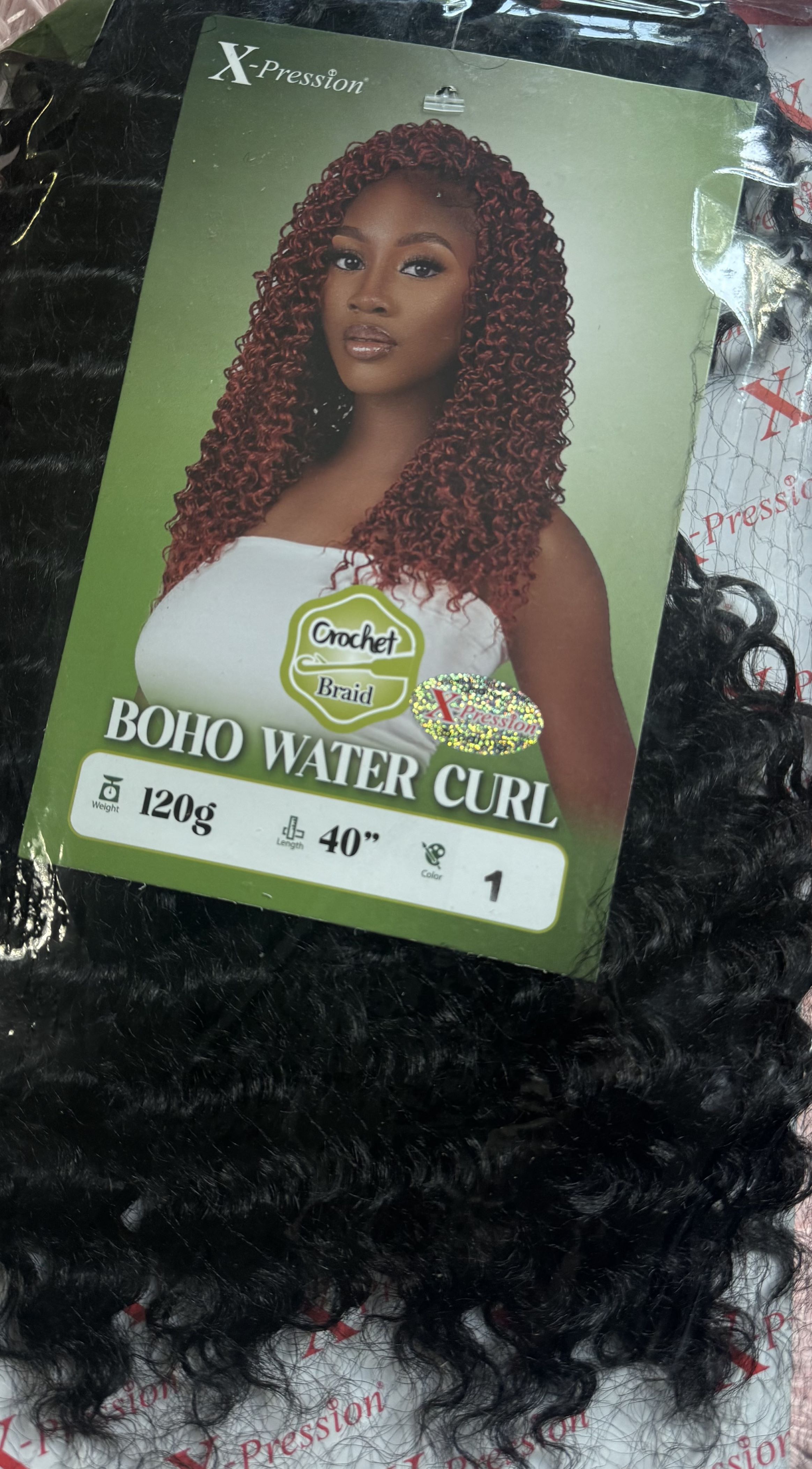 BOHO WATER CURL CROCHET BRAID (COLOUR 1)